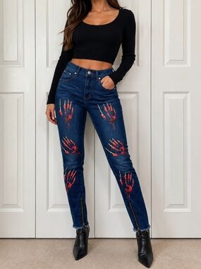THC The Hideout Clothing Co Jahknow War Memory Jeans in Size 30